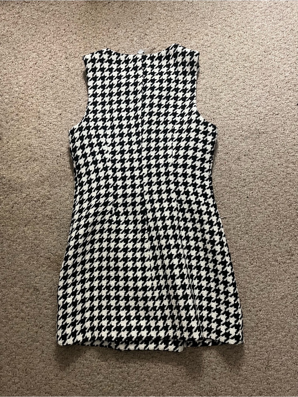 houndstooth double breasted mini dress - Picture 4 of 4